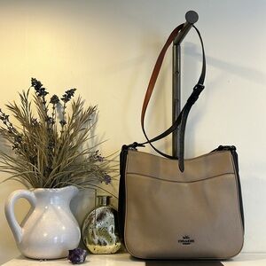 Coach color block large crossbody